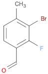 3-​Bromo-​2-​fluoro-​4-​methylbenzaldehyde