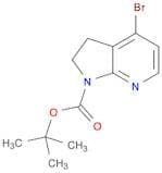 4-BROMO-2,3-DIHYDRO-PYRROLO[2,3-B]PYRIDINE-1-CARBOXYLIC ACID TERT-BUTYL ESTER