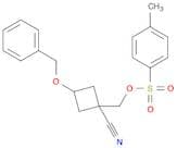 (3-(Benzyloxy)-1-cyanocyclobutyl)-methyl 4-methylbenzenesulfonate