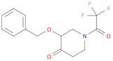 3-(Benzyloxy)-1-(2,2,2-trifluoroacetyl)piperidin-4-one