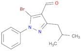 5-Bromo-3-isobutyl-1-phenyl-1H-pyrazole-4-carbaldehyde