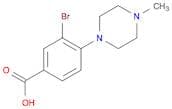 3-Bromo-4-(4-methylpiperazin-1-yl)benzoic acid