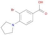 3-Bromo-4-(pyrrolidin-1-yl)benzoic acid