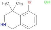 5-Bromo-4,4-dimethyl-1,2,3,4-tetrahydroisoquinoline hydrochloride