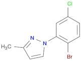 1-(2-Bromo-5-chlorophenyl)-3-methyl-1H-pyrazole