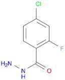 4-Chloro-2-fluorobenzohydrazide