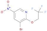 3-Bromo-5-nitro-2-(2,2,2-trifluoroethoxy)pyridine