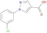 1-(3-Chlorophenyl)-1H-pyrazole-4-carboxylic acid