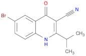 6-Bromo-2-isopropyl-4-oxo-1,4-dihydroquinoline-3-carbonitrile