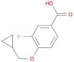 4-(Cyclopropylmethoxy)-3-fluorobenzoic acid