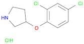 3-(2,4-Dichlorophenoxy)pyrrolidine hydrochloride