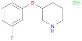 3-(3-Fluorophenoxy)piperidine hydrochloride