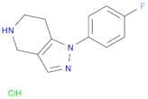 1-(4-Fluorophenyl)-4,5,6,7-tetrahydro-1H-pyrazolo[4,3-c]pyridine hydrochloride