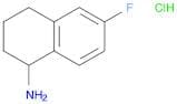 6-Fluoro-1,2,3,4-tetrahydro-naphthalen-1-ylamine hydrochloride