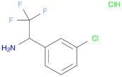 2,2,2-Trifluoro-1-(3-chloro-phenyl)-ethylamine hydrochloride