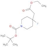 4-Piperidineacetic acid, 1-[(1,1-diMethylethoxy)carbonyl]-4-fluoro-, ethyl ester