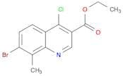 7-Bromo-4-chloro-8-methylquinoline-3-carboxylic acid ethyl ester