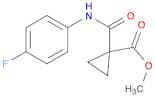METHYL 1-[(4-FLUOROPHENYL)CARBAMOYL]CYCLOPROPANECARBOXYLATE
