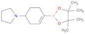 1-(4-(4,4,5,5-Tetramethyl-1,3,2-dioxaborolan-2-yl)cyclohex-3-en-1-yl)pyrrolidine