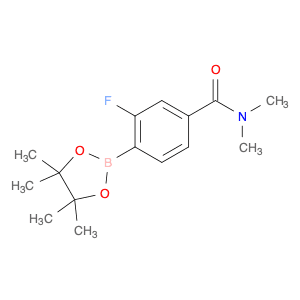 3-Fluoro-N,N-dimethyl-4-(tetramethyl-1,3,2-dioxaborolan-2-yl)benzamide