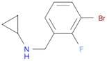 1-Bromo-2-fluoro-3-(cyclopropylaminomethyl)benzene