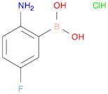 2-Amino-5-fluorophenylboronic acid, HCl