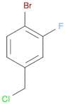 1-Bromo-4-(chloromethyl)-2-fluorobenzene