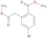 Methyl 4-bromo-2-(2-methoxy-2-oxoethyl)benzoate