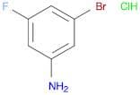 Benzenamine, 3-bromo-5-fluoro-, hydrochloride (1:1)