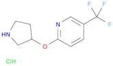 2-(Pyrrolidin-3-yloxy)-5-(trifluoromethyl)pyridine hydrochloride