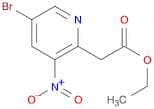 2-(5-Bromo-3-nitropyridinyl)acetic acid ethyl ester
