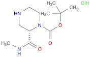 (S)-tert-Butyl 2-(methylcarbamoyl)piperazine-1-carboxylate hydrochloride
