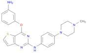 Thieno[3,2-d]pyrimidin-2-amine,4-(3-aminophenoxy)-N-[4-(4-methyl-1-piperazinyl)phenyl]-