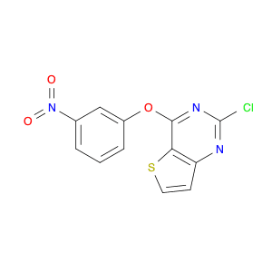 Thieno[3,2-d]pyrimidine, 2-chloro-4-(3-nitrophenoxy)-