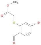 Methyl 2-(5-bromo-2-formylphenyl)thioacetate
