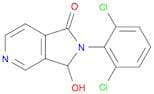 2-(2,6-Dichlorophenyl)-2,3-dihydro-3-hydroxypyrrolo[3,4-c]pyridin-1-one