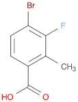 4-Bromo-3-fluoro-2-methylbenzoic acid