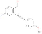 4-Fluoro-2-[2-(4-methoxyphenyl)ethynyl]benzaldehyde
