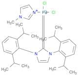 Palladium, [1,3-bis[2,6-bis(1-methylethyl)phenyl]-1,3-dihydro-2H-imidazol-2-ylidene]dichloro(1-met…
