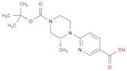 (R)-6-(4-(tert-Butoxycarbonyl)-2-methylpiperazin-1-yl)nicotinic acid