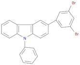 9H-Carbazole, 3-(3,5-dibroMophenyl)-9-phenyl-