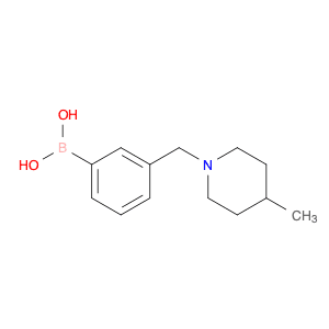 (3-((4-methylpiperidin-1-yl)methyl)phenyl)boronic acid