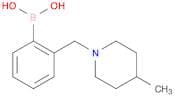 2-((4-Methylpiperidin-1-yl)methyl)phenylboronic acid