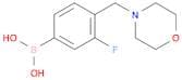 (3-fluoro-4-(morpholinomethyl)phenyl)boronic acid