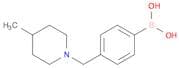 {4-[(4-methylpiperidin-1-yl)methyl]phenyl}boronic acid