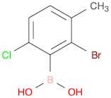 (2-Bromo-6-chloro-3-methylphenyl)boronic acid