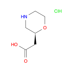 (S)-2-(Morpholin-2-yl)acetic acid hydrochloride