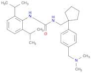 N-(2,6-bis(isopropyl)phenyl)-N'-((1-(4-(dimethylaminomethyl)phenyl)cyclopentyl)methyl)urea
