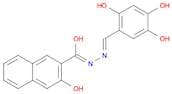 2-Naphthalenecarboxylic acid, 3-hydroxy-, 2-[(2,4,5-trihydroxyphenyl)Methylene]hydrazide