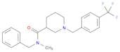 N-Benzyl-N-methyl-1-(4-(trifluoromethyl)benzyl)piperidine-3-carboxamide